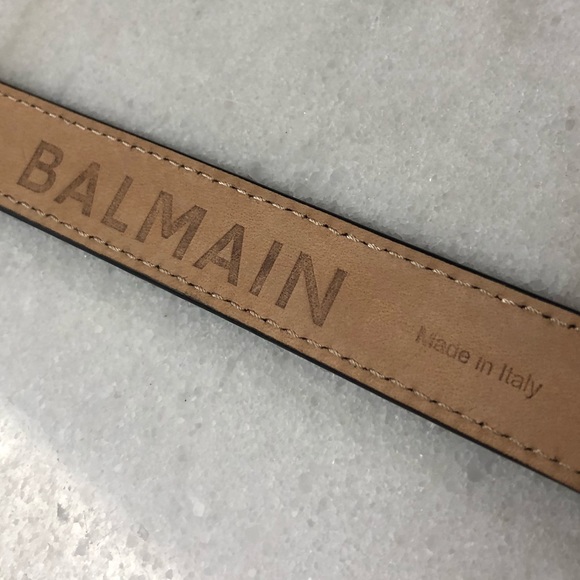 Balmain Leather Snap Bracelet Like Boys NEW He She - Picture 5 of 14